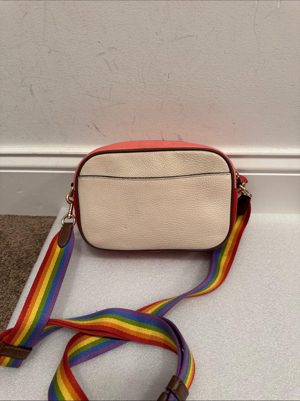 Coach Jamie pride rainbow camera crossbody bag purse - Picture 3 of 10